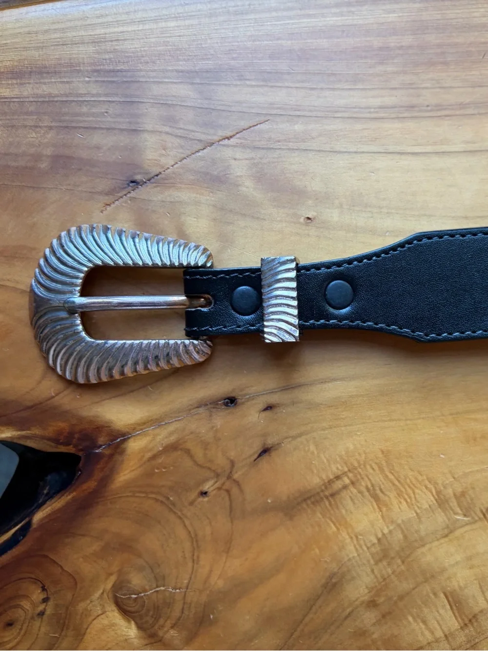 Silver Creek black leather